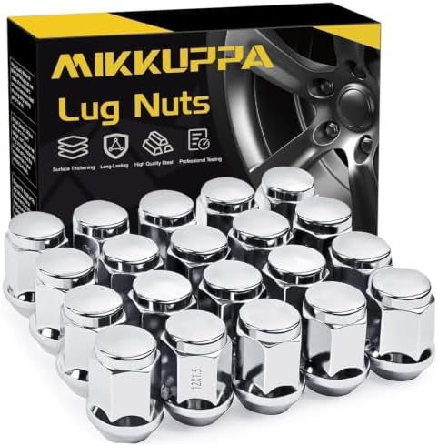 MIKKUPPA M12x1.5 Lug Nuts, Replacement for Ford Honda Aftermarket Wheel