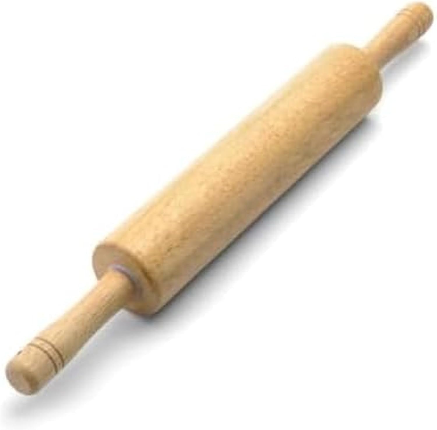FARBERWARE Classic Wood Rolling Pin, 18-Inch Hardwood Dough Roller for Baking