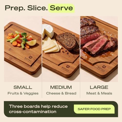 ROYAL CRAFT WOOD Wooden Cutting Boards for Kitchen Appliances