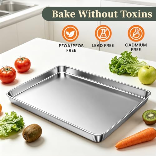 Baking Sheet with Rack Set (2 Pans + 2 Racks)