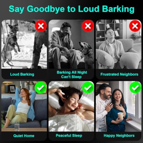 Anti Barking Device for Dogs, 3 Modes Ultrasonic Bark Deterrent