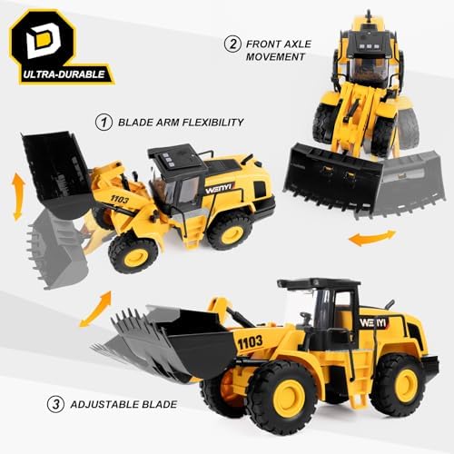 16" Bulldozer Toy, 1:10 Scale Classics Bulldozer, 16" Front Loader
