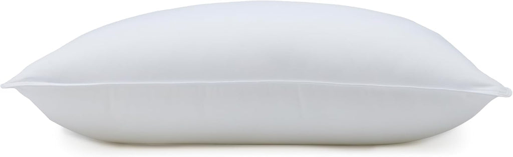 Amazon Basics Down Alternative Pillow for Back Side Sleepers, Medium Density