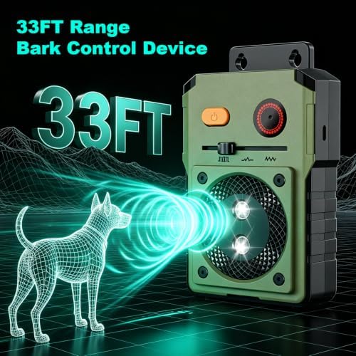 Anti Barking Device for Dogs, 3 Modes Ultrasonic Bark Deterrent