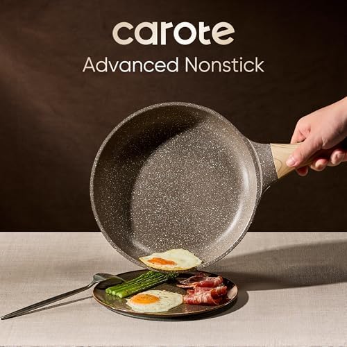 CAROTE 26pcs Pots and Pans Set Non Stick Cookware Sets