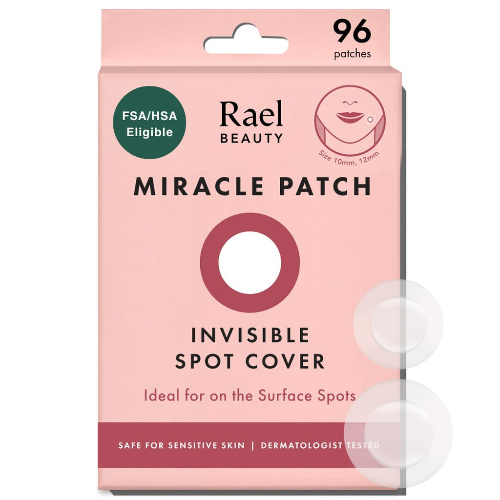 Rael Pimple Patches, Miracle Invisible Spot Cover - Hydrocolloid Acne Pimple