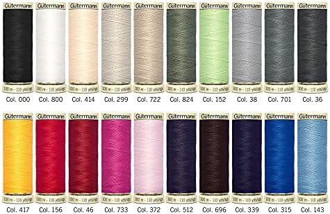 Gutermann Thread Set: Sew-All: 100m: Pack of 20