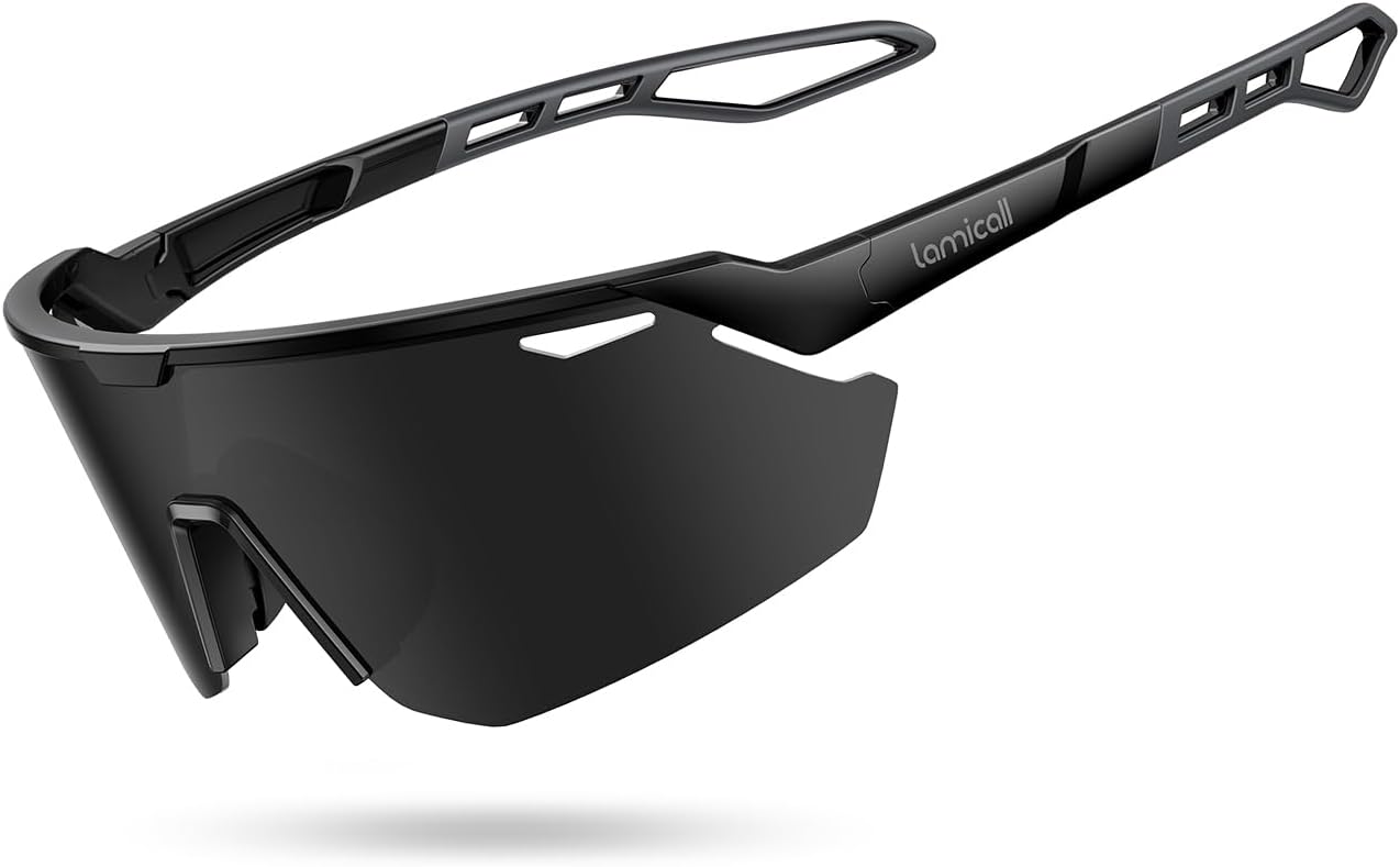 Lamicall 24g Polarized Sports Sunglasses for Men Women - UV400 Protection Sun