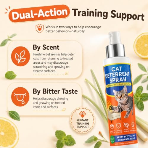 Cat Deterrent Spray for Furniture Protection, Anti Scratch and Urine Marking
