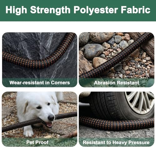 50FT Flexible Garden Hose & 10Modes Nozzle,Lightweight Water
