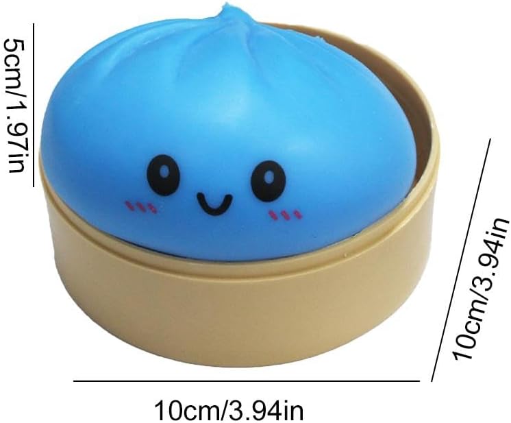 Dumpling Squishies, Glitter Dumpling Mystery Box, Colorful Dumplings Stress