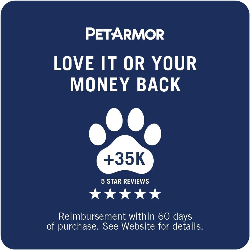 PetArmor Plus Flea and Tick Prevention for Dogs, Small Dog Flea and Tick