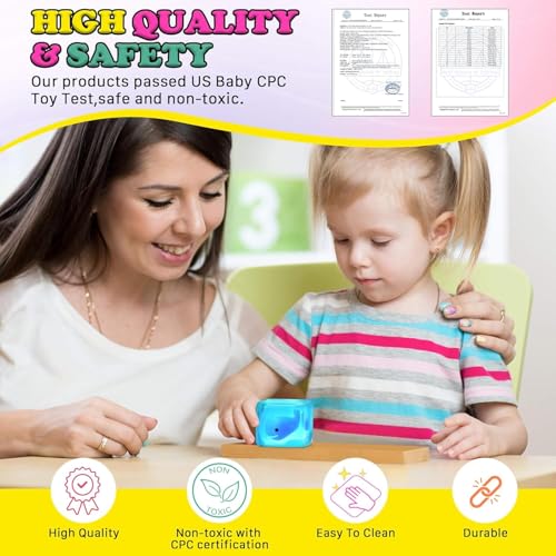 Squishy Fidget Toys Stress Cube - Squeeze Toys Stress Balls for Adults Slow