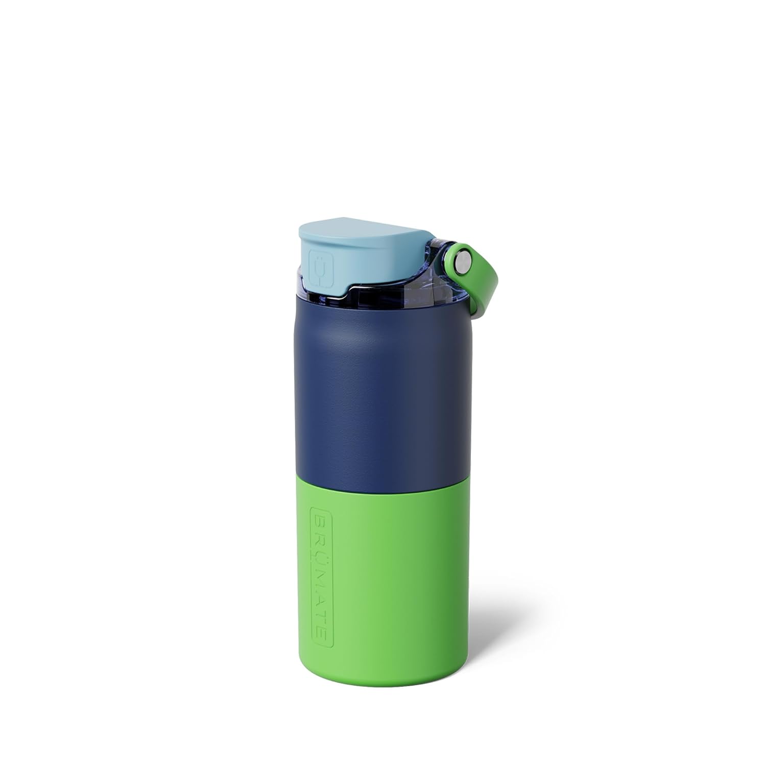 BrüMate Rise 18oz Water Bottle with Covered Silicone Straw