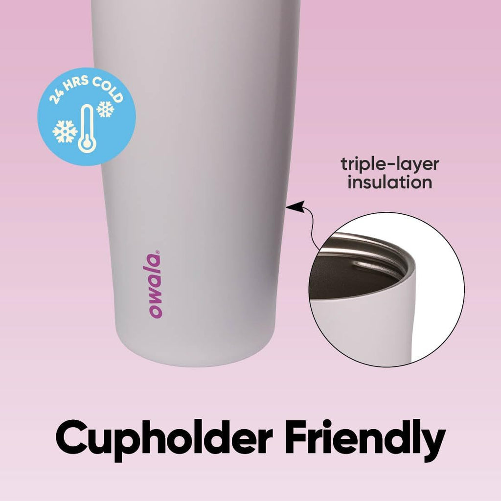 Owala FreeSip Sway Insulated Stainless Steel Water Bottle with Two-Way Spout