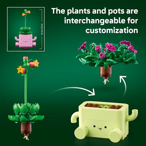 LEGO Botanicals Rocking Plants - Building Toy for Kids, Girls & Boys, Ages 9+