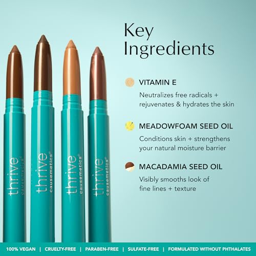 Thrive Causemetics Brilliant Eye Brightener Stick Mauve Taupe Shimmer Shade