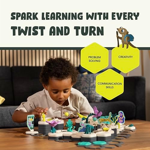 Ravensburger GraviTrax Junior Starter Set - My Jungle - Preschool Marble Run Game