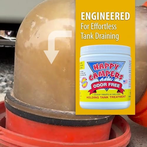 Happy Campers RV Toilet Treatment & RV Black Tank Treatment – 18 Treatments