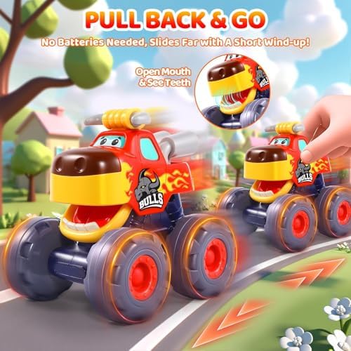 Cars Toys for 1 Year Old Boy Gifts First Birthday Gifts for Boys
