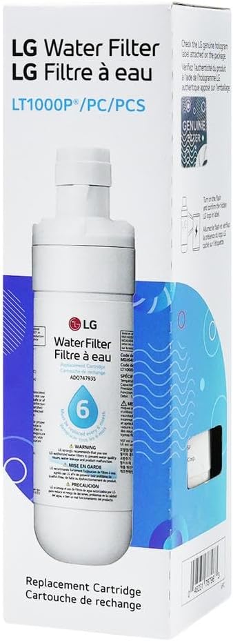 LG LT1000P - 6 Month / 200 Gallon Capacity Replacement Refrigerator Water