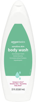 Amazon Basics Hypoallergenic Body Wash for Sensitive Skin, Creamy Lather