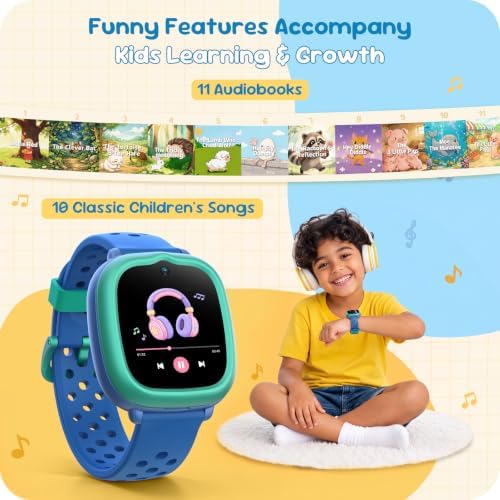 ENOMIR Kids Smart Watch for Boys Girls 3-10, Kids Toy Watch with Camera