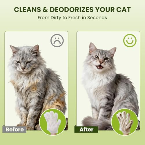 36ct Pet Glove Wipes for Dogs, Cats & Small Animals, Coconut Scent