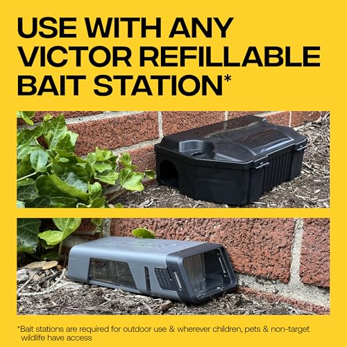Victor Fast-Kill Bait Blocks II, 86-Count Rat and Mouse Poison Bait Blocks