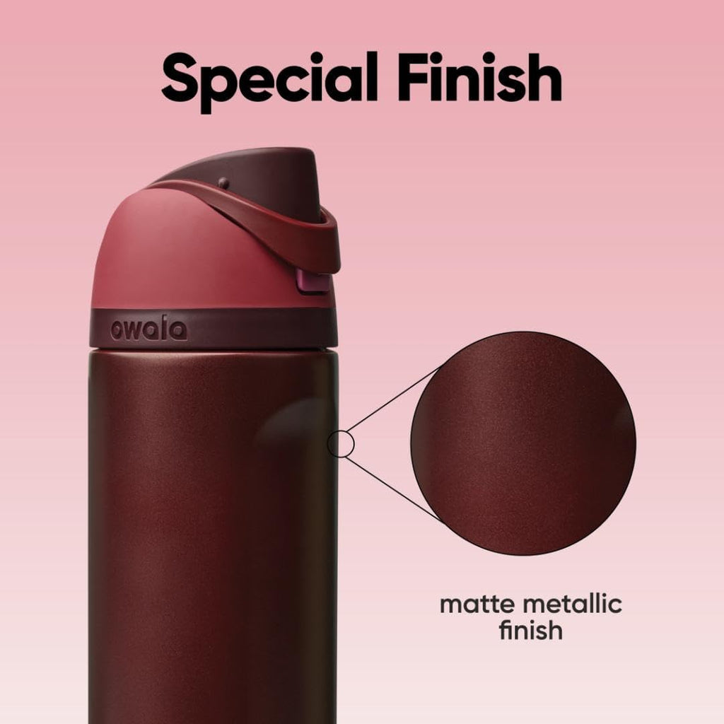 Owala FreeSip Insulated Stainless Steel Water Bottle with Straw, BPA-Free