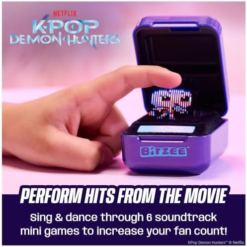 BITZEE Kpop Demon Hunters HUNTR/X Interactive Toy & Digital Pet, Ages 5+