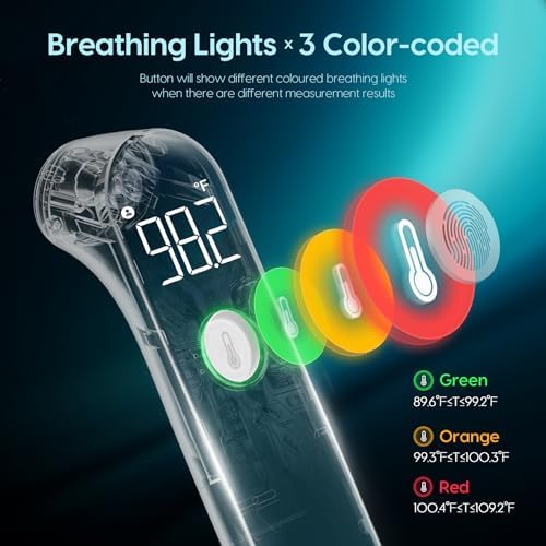 Thermometer for Adults and Kids, Fast Accurate Baby Thermometer, Fever Alarm