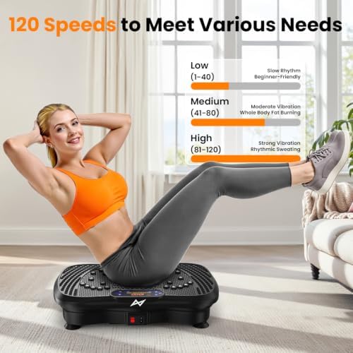AXV Vibration Plate Exercise Machine Fitness Platform Body Vibrating Board