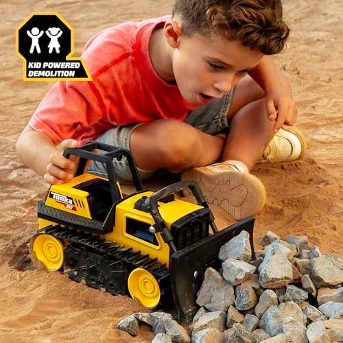 Tonka Steel Classics Bulldozer - Made with Steel & Sturdy Plastic