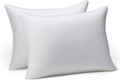 Amazon Basics Down Alternative Pillow for Back Side Sleepers, Medium Density