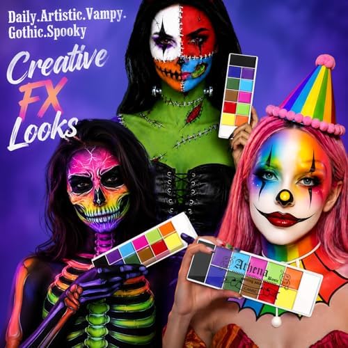 UCANBE Athena Basic Face Body Paint Oil Palette