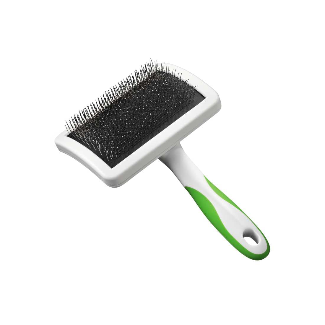 Andis 65710 Self-Cleaning Animal Slicker Brushes with Curved Stainless-Steel Bristles