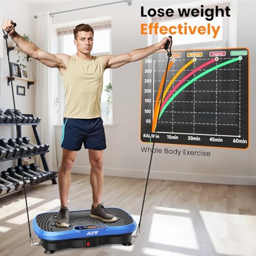 AXV Vibration Plate Exercise Machine Fitness Platform Body Vibrating Board