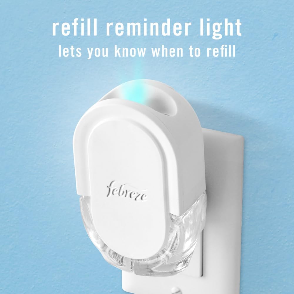 Febreze Plug-In Air Freshener, Odor-Fighting Scented Oil Refill, Air