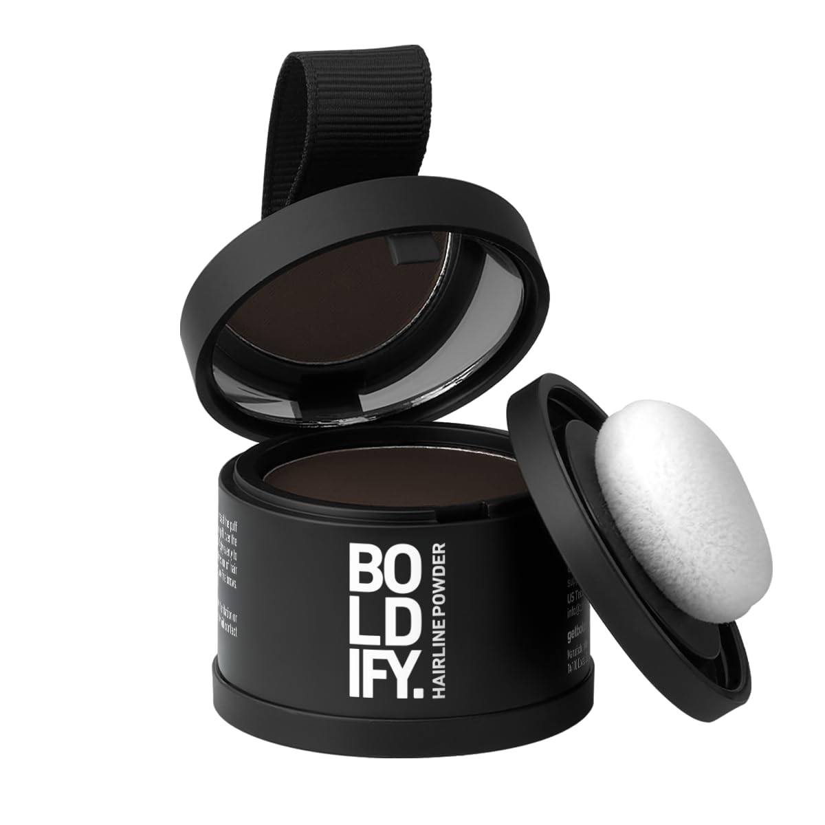BOLDIFY Hairline Powder - Water-Resistant Root Touch Up Hair Color for Gray