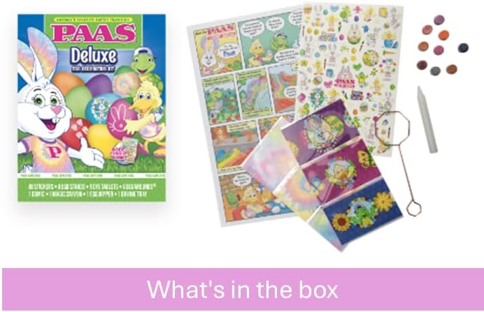 PAAS Deluxe Easter Egg Decorating Kit - America's Favorite Easter Tradition