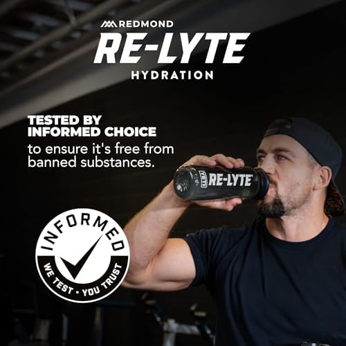 REDMOND Re-Lyte Sugar Free Electrolytes Powder Mix (Strawberry Lemonade)