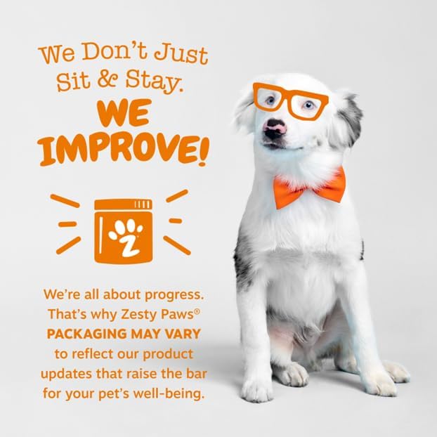 Zesty Paws Dog Multivitamin, Chewable Dog Vitamins and Supplements for Hip &