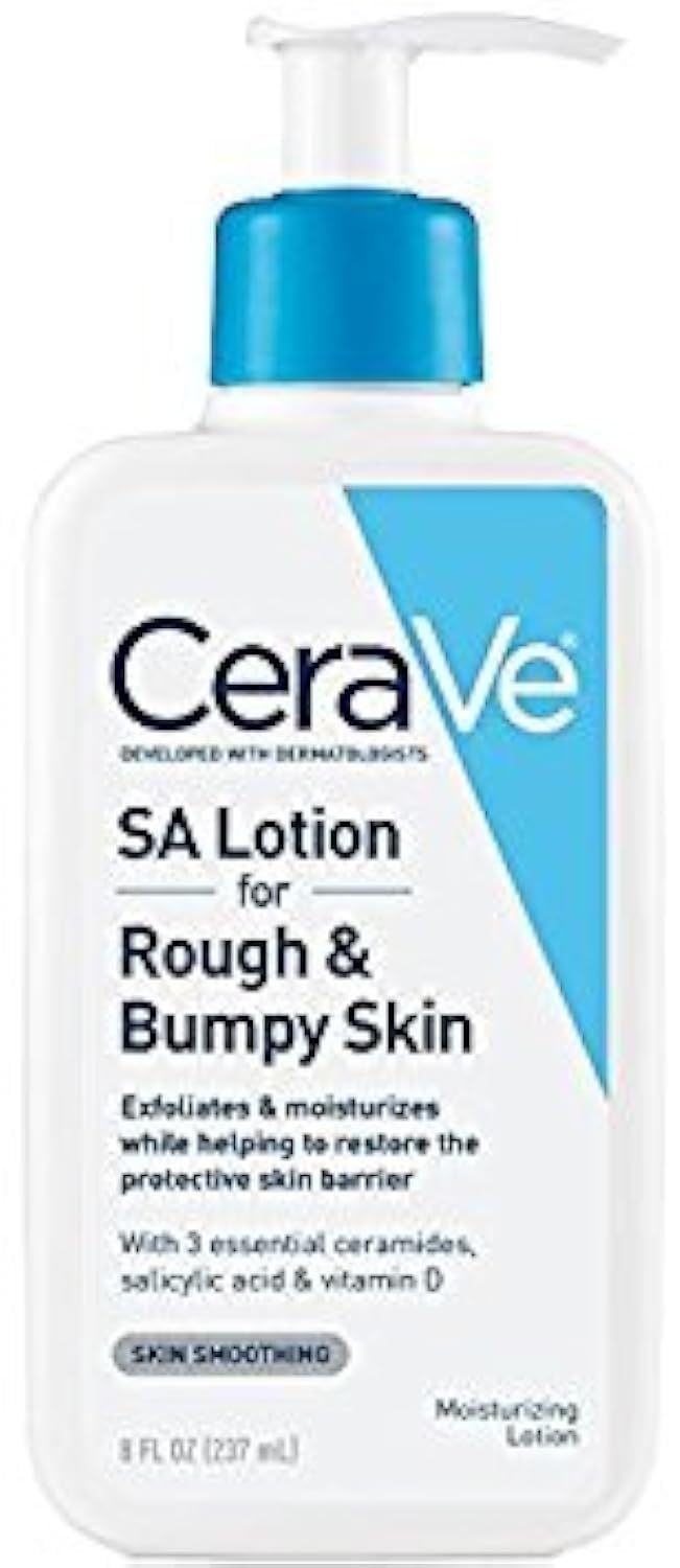 CeraVe SA Lotion for Rough & Bumpy Skin, Vitamin D, Hyaluronic Acid, Lactic