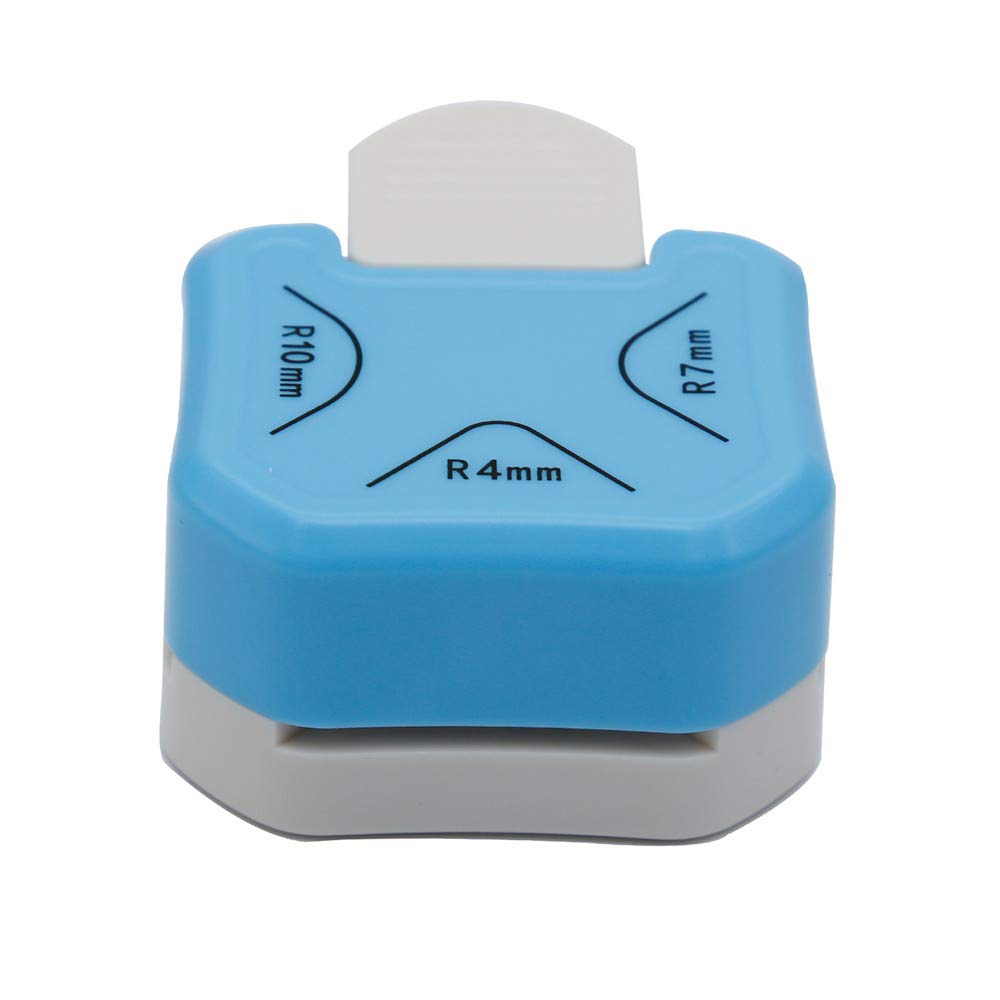 QIQQIKIN Paper Corner Rounder 3 in 1 •?öR4mm+R7mm+R10mm•?ä•?Î Punches for
