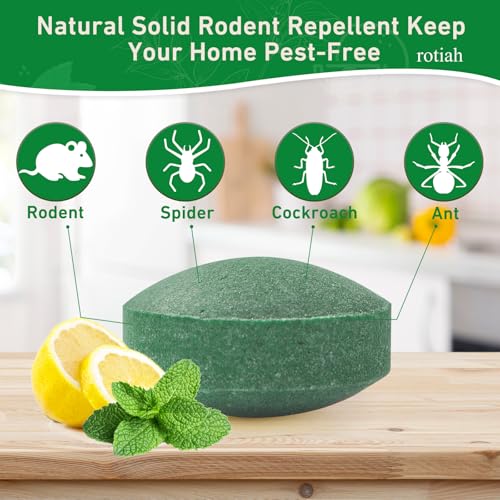 Pest Rodent Repellent, 24 Pack Peppermint Oil Repellent for Mouse Rats Spider