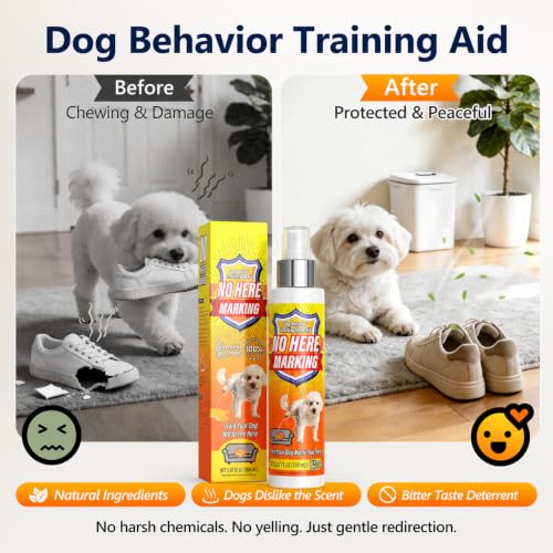 Bitter Apple Spray & Dog Potty Training Spray, 2-in-1 Dog Deterrent Spray to