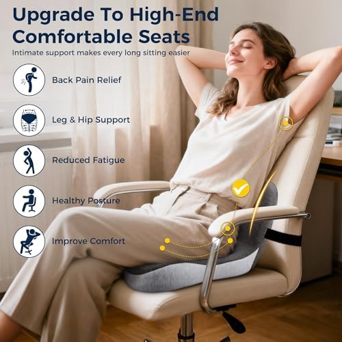 Truck Driver Seat Cushion, Office Chair Cushions for Pressure Relief