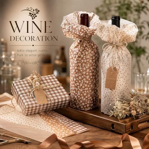 60 Sheets Fall Floral Tissue Paper