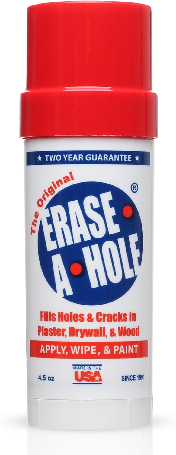 Erase-A-Hole Wall Repair Stick ‰ÛÒ Quick-Dry Nail & Screw Hole Filler for